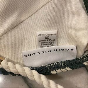 Robin Piccone Green Livvy Halter Bikini Top Size XS